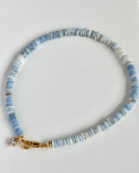 Blue Opal Anklet